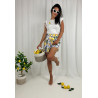 T-shirt z cytrynowym nadrukiem L